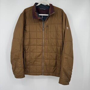 Kuhl Men's Rebel Insulated Jacket in the color grain men’s size XL